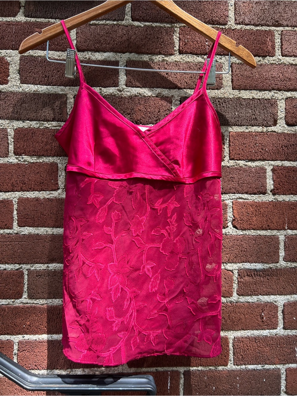 Morgan Taylor Red Satin Camisole